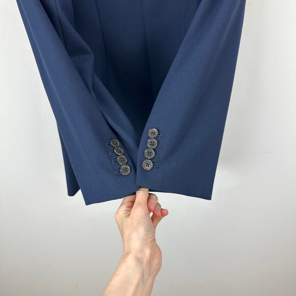 J.Crew Double Breasted Blazer Jacket Four Season Stretch Womens Navy US 20 NWT - Picture 15 of 16